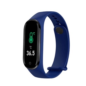 Smart Bracelet Watch Men Women Blood Pressure Fitness Bracelet Heart Rate Monitor Waterproof Activity Tracker Smartband - M4 pro Blue