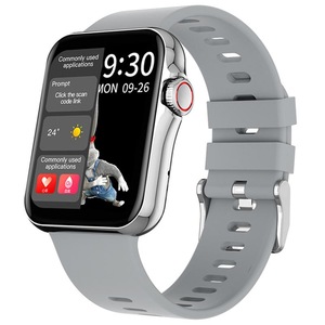Smart Watch Bluetooth Call 1.69 Inch Full Touch Woman Man Fitness Sleep Tracker Heart Rate ECG Sports Waterproof Smartwatch - Gray