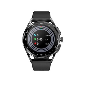 Smart Watch H8S Blood Pressure Oxygen Health Monitoring Sports Watch 1.32 Inches Waterproof Magnetic Charging Lightweight - Black