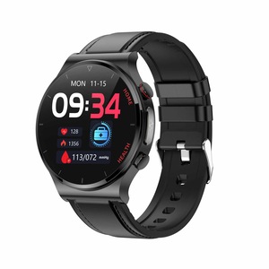 Smart Watch Laser Treatment ECG Accurate SPO2 BP Heart Rate Body Temperature Monitor Blood Pressure Healthy Smartwatch - BLACK