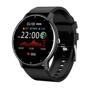 Smart Watch Men Full Touch Screen Sport Fitness Watch IP67 Waterproof Bluetooth For Android ios smartwatch Men - Black