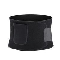 Sports Waist Belt Fitness Waist Belt Body Fitness Belts Abdominal Belt - Medium Black