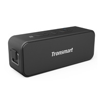 T2 Plus Bluetooth 5.0 Speaker 20W Portable Speaker 24H Column IPX7 Soundbar - Black