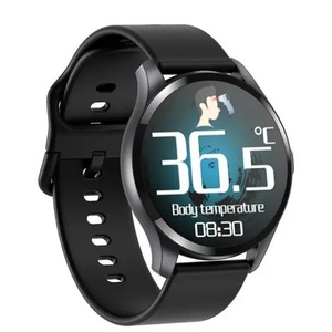 T88 Smart Watch Body Temperature Monitoring Blood Pressure Digital Watches Fashion Calorie Sport Wristwatch Women Men - Black