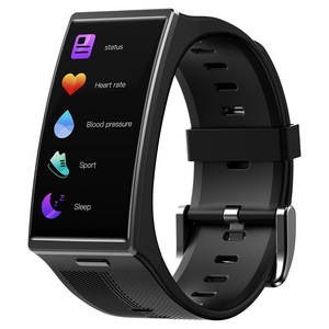 GTX Smartwatch 1.9 inch IP68 waterproof Color Screen Bluetooth 5.0 Blood Pressure Sleep monitor 300mAh Smart watch Men - Black