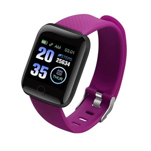 Bluetooth Smart Bracelet D13 Color Screen Smart Bracelet Heart Rate Monitoring Sports Watch - Purple