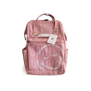W09 Backpack Smiling Face Mommy Bag Fashion Men and Women Couples Travel Backpack Light Shoulder School Bag Travel Bag