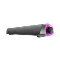 Wired Computer TV Speakers 4D Surround Soundbar Stereo Subwoofer Bluetooth 5.0 Sound bar for Xiaomi Redmi TV Laptop PC Game Home - 3.5MM balck