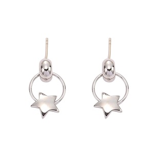Women Jewelry 925 Silver Needle Copper Stud Earrings Simplicity Earrings Metallic Sparkle Jewelry for Daily Ceremony