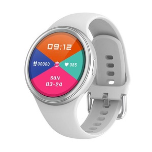 Smart Watch Women Full Touch Smartwatch IP68 Waterproof Sports Fitness Tracker Heart Rate Monitor Bracelet For Women - Silver