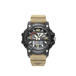 Smart Watch Men Electronic Watch Clock Calendar Countdown 50M Waterproof Outdoor Sport Digital Watch - Green-L