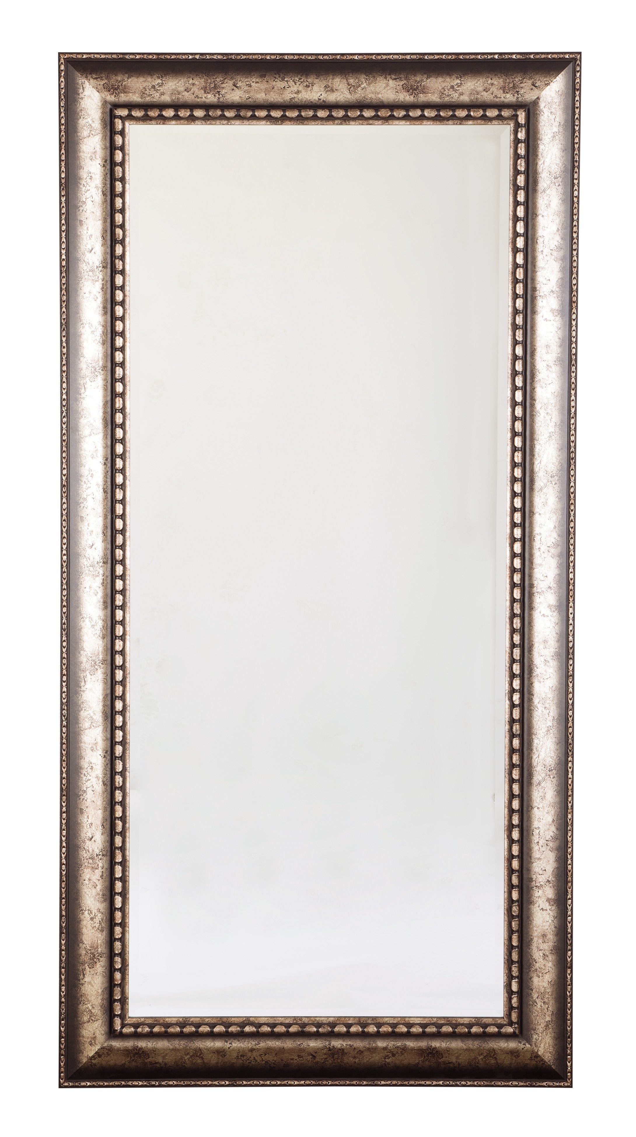 Dural Antique Silver Finish Floor Mirror 1.80m