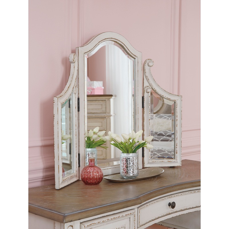 Buy Lorena Vintage Inspired Dressing Table, Mirror & Stool Set MyDeal