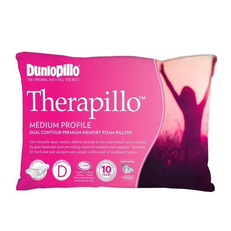 Buy Dunlopillo Therapillo Memory Foam Dual Contour Medium Profile