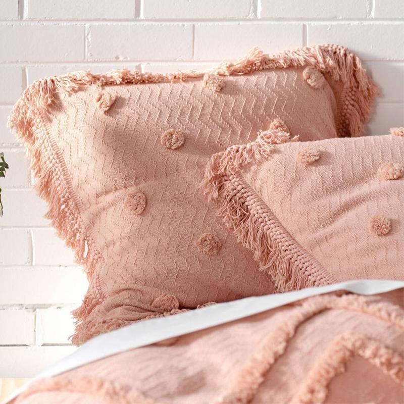 adalyn peach quilt cover set