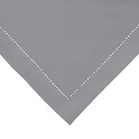 RANS Elegant Hemstitch Grey Napkin