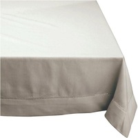 Rans Elegant Hemstitch Oatmeal Tablecloth