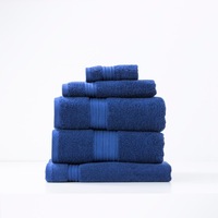 Renee Taylor Brentwood Low Twist 5 Piece Royal Towel Pack