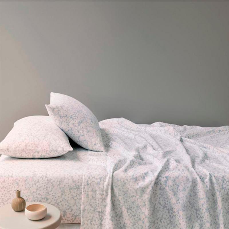 Buy Sheridan Luxury Jamieson Chambray Flannelette Sheet Set MyDeal