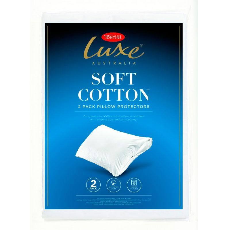 Buy Tontine Luxe Pillow Protector 2 Pack MyDeal