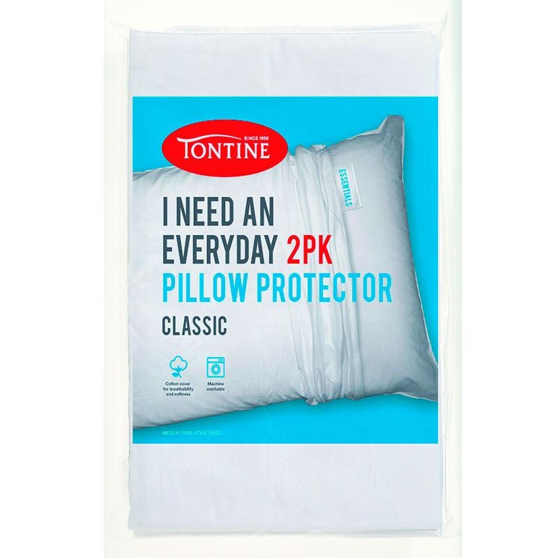 Buy Tontine Luxe Pillow Protector 2 Pack MyDeal