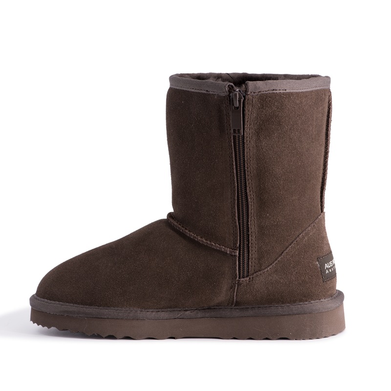AUS WOOLI UGG MID CALF ZIPUP SHEEPSKIN BOOT Buy Women