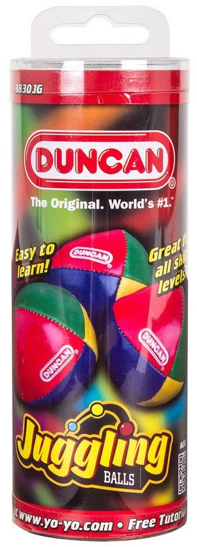 Duncan Juggling Balls, Pack of 3 Multicolor Juggle Ball, for Beginner Professional, Plastic Bean Filler