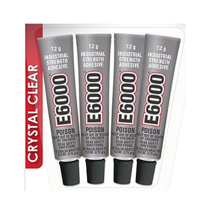 Buy E6000 Pack of 4 7.2g Mini Clear Adhesive Metal Wood Fabric Glass