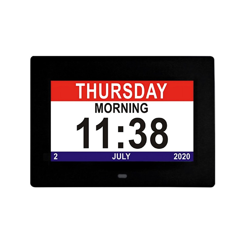 Gominimo Calendar Alarm Clock With Lcd Screen