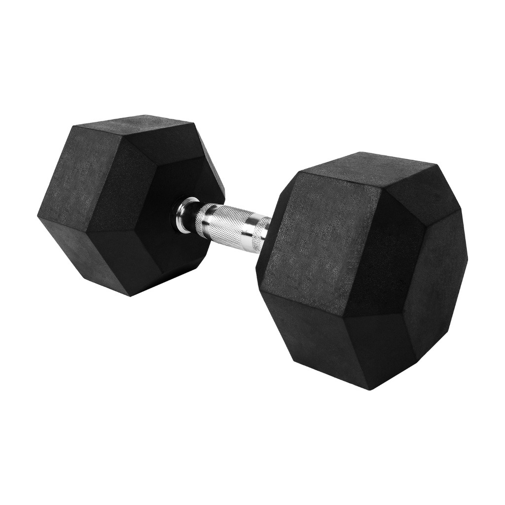 VERPEAK 20kg Rubber Hex Dumbbell Australia