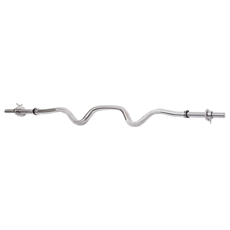 VERPEAK Standard Barbell 120CM Super Curl Bar Fitness World Wide