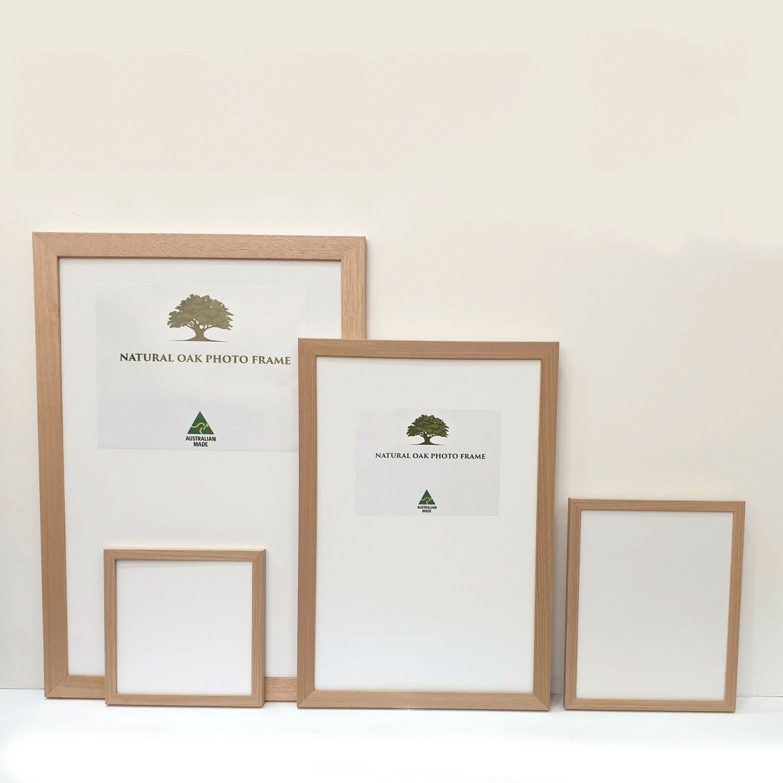 Oak Photo frame, Oak picture frame, AO, A1, A2, A3, A4 size, 4 styles of frame