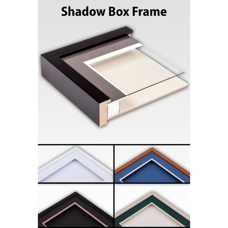 Buy Square, 3-D, Deep shadow Box Frame, 8x8