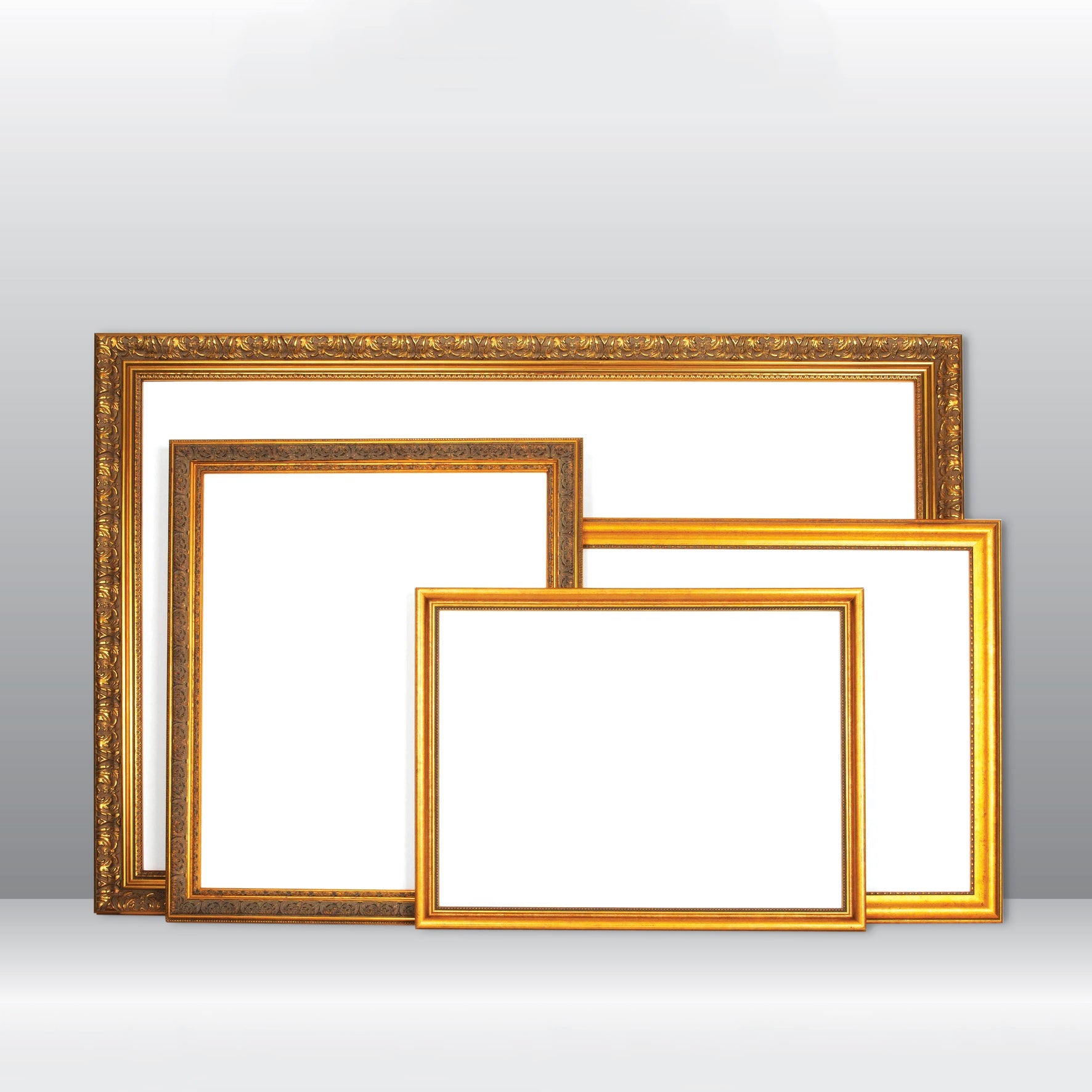 Wooden Ornate Gold, Classic Gold Photo Picture Frame for Wall Art Work 8x10", 8x12", 10x13", 11x14", 12x16", 12x18"