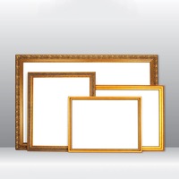 Wooden Ornate Gold, Classic Gold Photo Picture Frame for Wall Art Work B1, B2, B