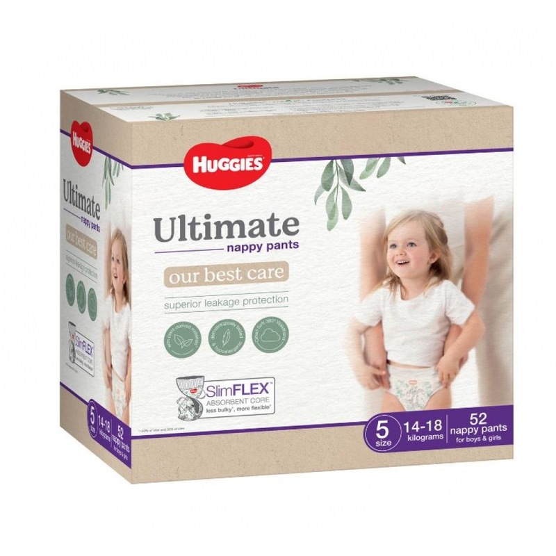 Buy Huggies Ultimate Nappy Pants Size 5 51 Pack 1418Kg MyDeal