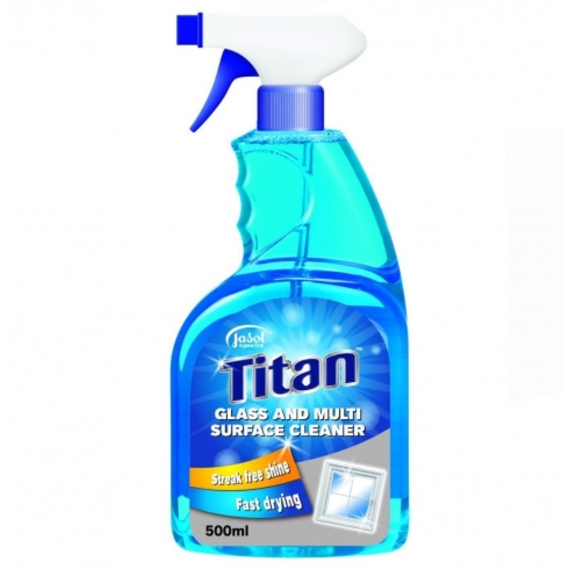 Buy Jasol Titan Glass and Multi Surface Cleaner - Streak-Free 500Ml ...