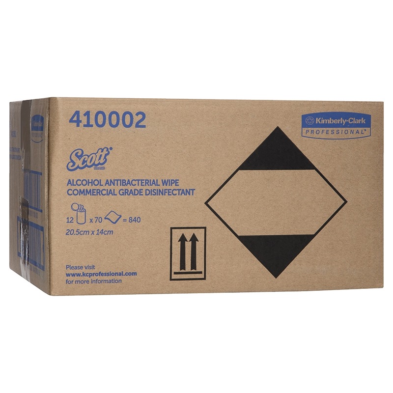 Buy Scott 4100 Alcohol Antibacterial Wipes Last Stock White Carton