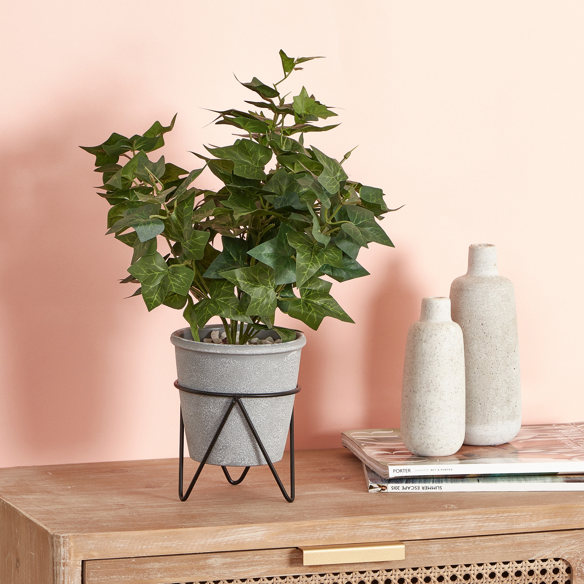 39Cm Tall Potted Artificial Ivy Decor Fake Plant Indoor 39Cm Tall Potted Artificial Ivy Decor Fake Plant Indoor