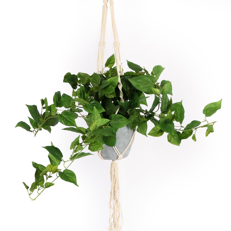 95Cm Tall Potted Hanging String Of Hearts Home Decor Fake Plant Indoor ...