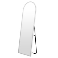 Arched Mirror Standing White Full Length Large Bedroom Hallway Metal Mirror