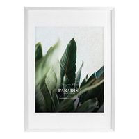 Cooper & Co. 50x70cm Mat to 40x50cm White Premium Paradise Wooden Photo Frame