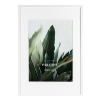 Cooper & Co. 59.4x84.1cm Mat to 42x59.4cm White Premium Paradise Wooden Photo Frame