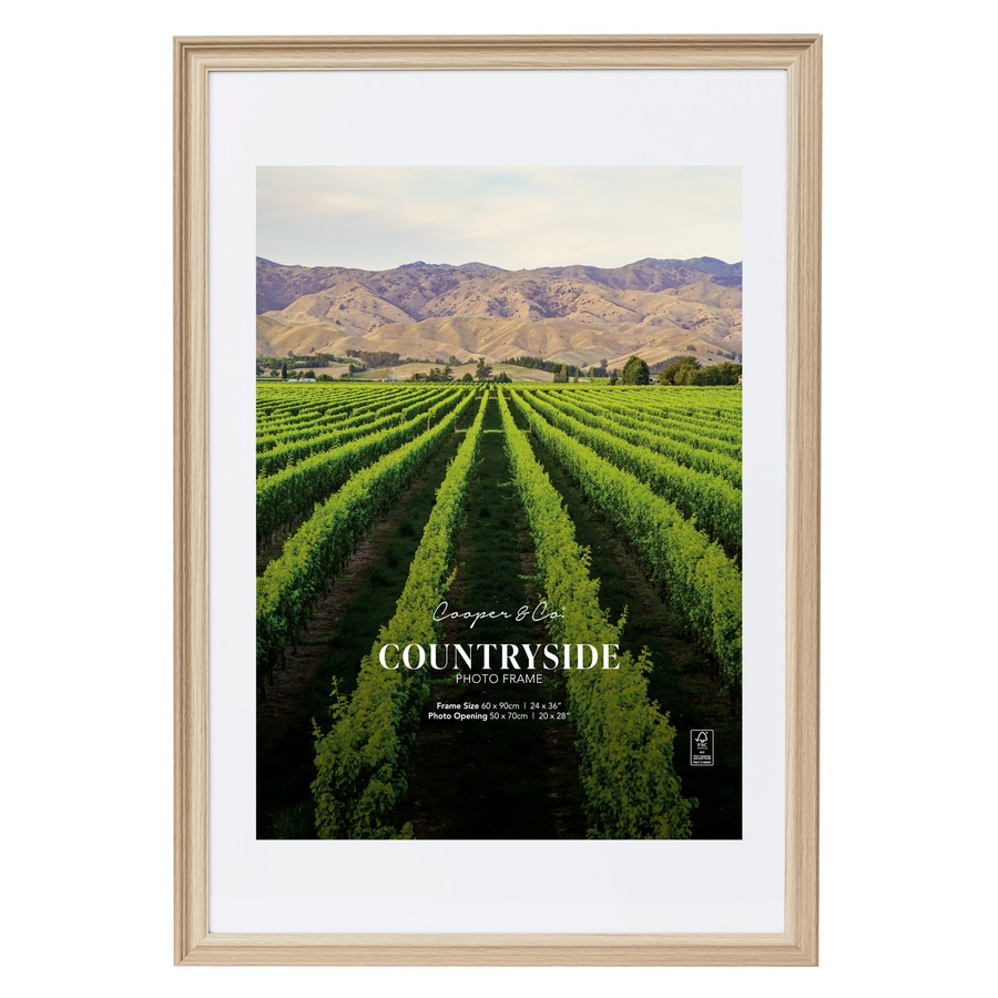 Cooper & Co. 60x90 Mat to 50x70 Countryside Photo Frame Natural