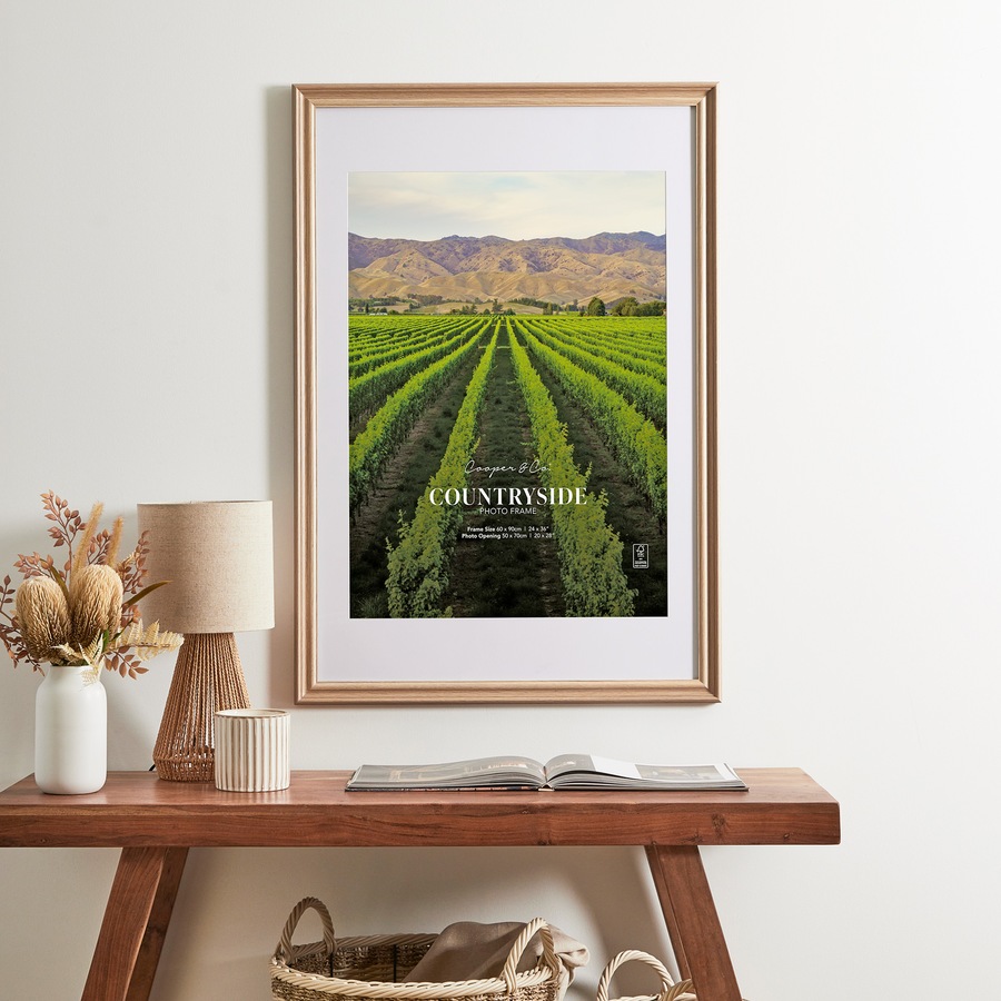 Cooper & Co. 60x90 Mat to 50x70 Countryside Photo Frame Natural