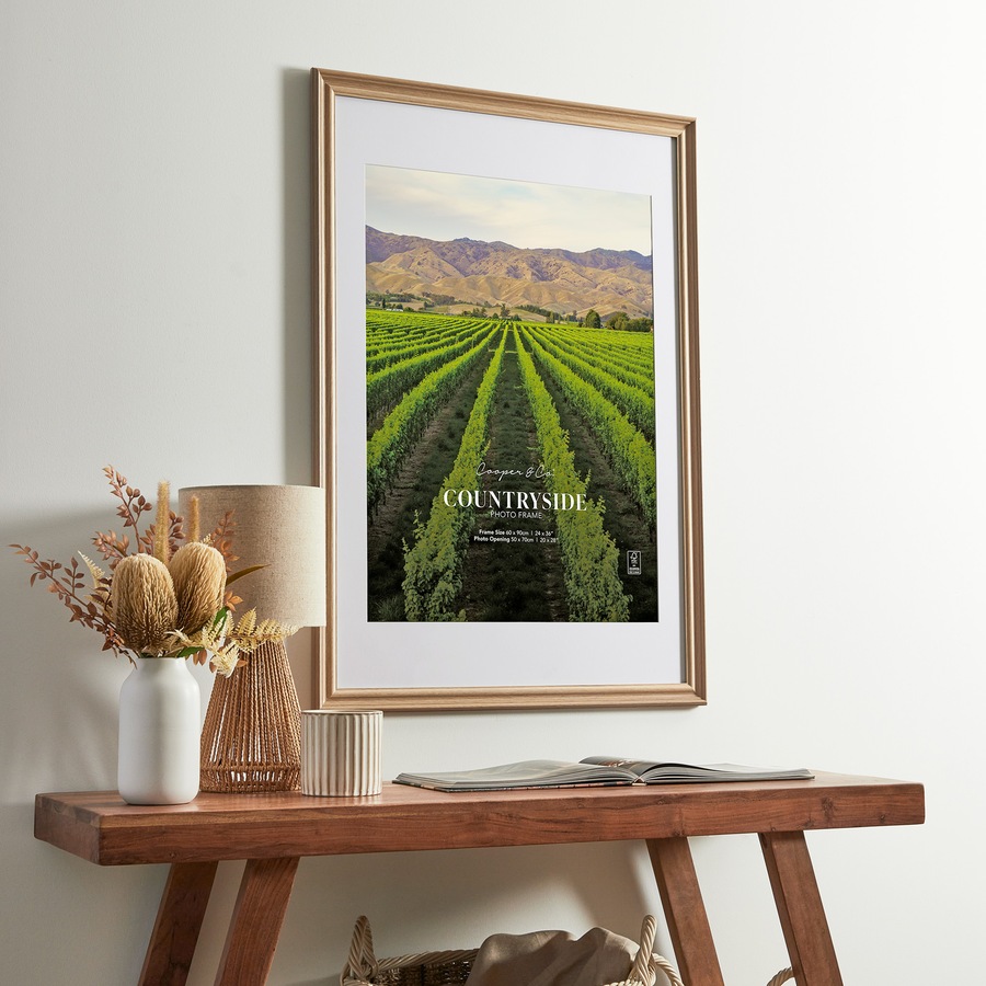 Cooper & Co. 60x90 Mat to 50x70 Countryside Photo Frame Natural