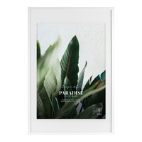 Cooper & Co. 60x90cm Mat to 50x70cm White Premium Paradise Wooden Photo Frame