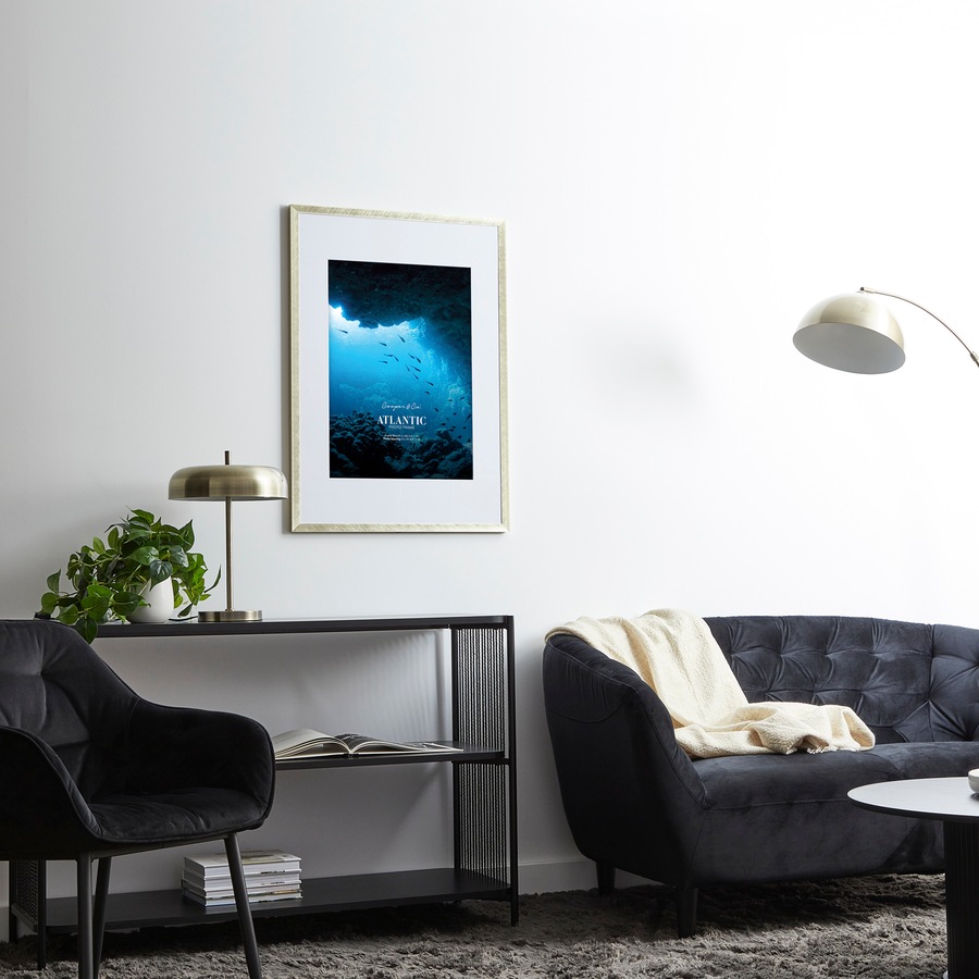 Cooper & Co. A1 Mat to A2 Atlantic Metal Photo Frame Champagne Gold