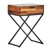 Cooper & Co. Acacia 46cm 1 Drawer Side Table Natural