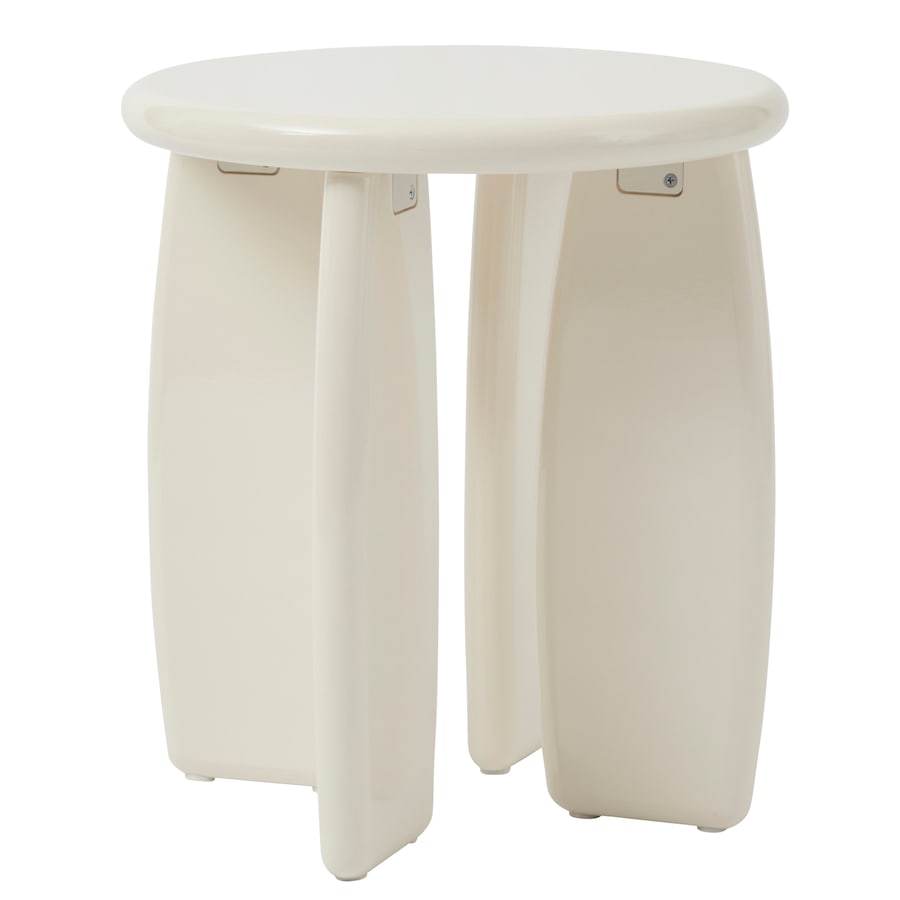 Cooper & Co. Charlie 40cm Gloss Side Table Cream